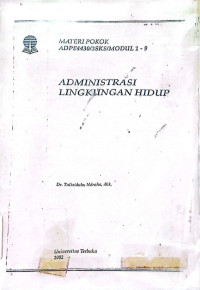 Image of Administrasi Lingkungan Hidup