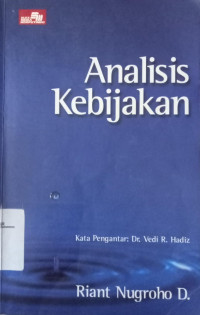 Image of Analisis kebijakan