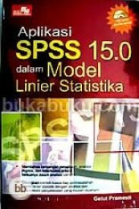 Image of Aplikasi Spss 15.0 Dalam Model Linear Statistika