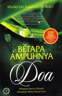 Image of Betapa ampuhnya doa