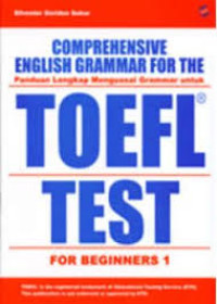 Image of Comprehensive english for the TOEFLTEST