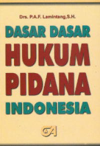 Image of Dasar-dasar Hukum Pidana Indonesia