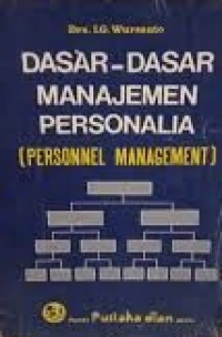 Image of Dasar-dasar Manajemen Personalia