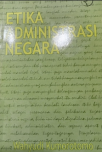 Image of Etika administrasi negara