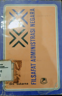 Image of Filsafat Administrasi Negara