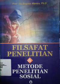 Image of Filsafat Penelitian dan Metode Penelitian Sosial