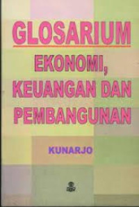 Image of Glosarium Ekonomi. Dan Pembangunan