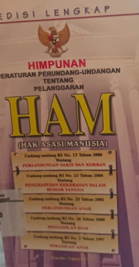 Image of Himpunan Peraturan Perundang-Undangan HAM