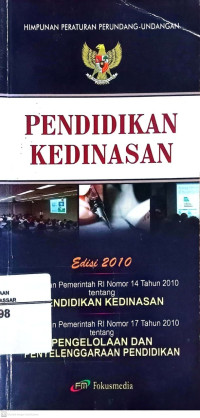 Image of Himpunan Peraturan Perundang-Undangan Pendidikan Kedinasan
