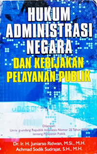 Image of Hukum Admistrasi Negara Dan Kebijakan Pelayanan Publik