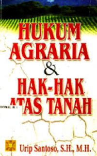 Image of Hukum agrari dan hak-hak atas tanah