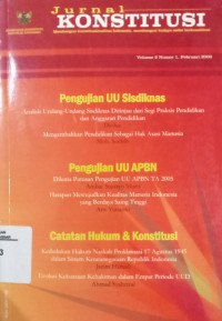 Image of Jurnal Konstitusi