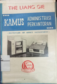 Image of Kamus Administrasi Perkantoran