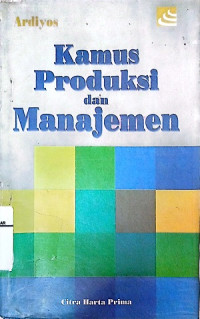 Image of Kamus Produksi dan Manajemen