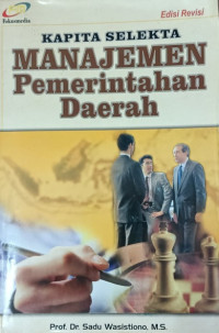 Image of Kapita selekta : Manajemen pemerintahan daerah