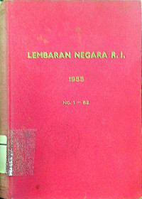 Image of Lembaran negara RI 1955 no.1-82