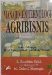 Image of Manajemen Teknologi Agribisnis