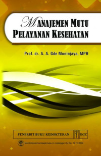 Image of Manajemen mutu pelayanan kesehatan