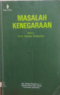 Image of Masalah Kenegaraan
