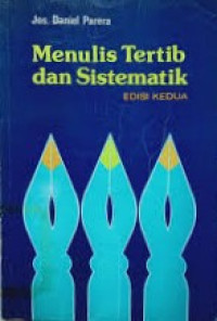 Image of Menulis Tertib Dan Sistematik