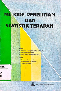 Image of Metode Penelitian dan statistik terapan