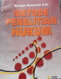 Image of Metode penelitian hukum