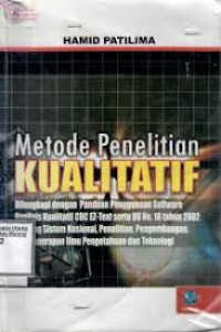 Image of Metode Penelitian Kualitatif