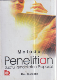 Image of Metode Penelitian : Suatu Pendekatan Proposal