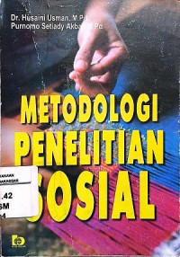 Image of Metodologi penelitian sosial