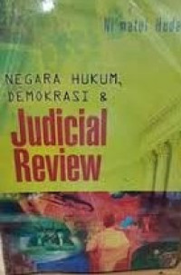 Image of Negara hukum. demokrasi. dan judical Review
