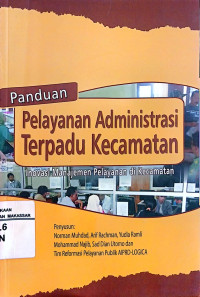 Image of Panduan Pelayanan Administrasi Terpadu Kecamatan