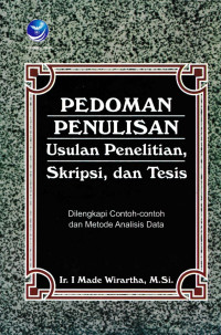 Image of Pedoman Penulisan Usulan Penelitian. Skripsi  Dan Tesis