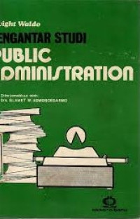 Image of Pengantar studi publik administration