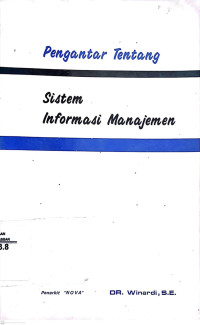 Image of Pengantar Tentang Sistem Informasi Manajemen