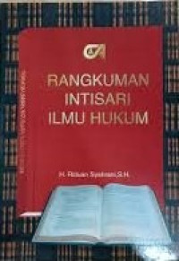 Image of Rangkuman intisari ilmu hukum