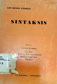 Image of Sintaksis
