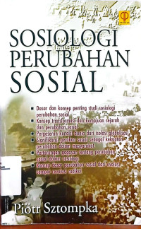 Image of Sosiologi Perubahan Sosial