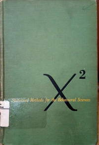 Image of Statistical method for the behavioral science