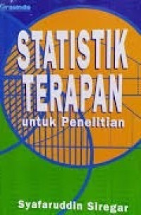 Image of Statistik terapan untuk penelitian
