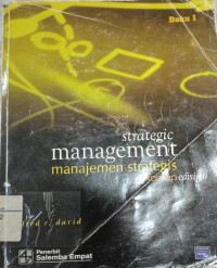 Image of Strategic management: concepts and cases