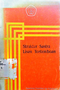 Image of Struktur sastra lisan Tontemboan
