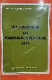 Image of Tata pemerintahan dan administrasi pemerintahan desa I