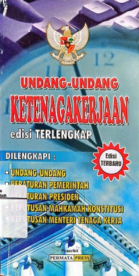 Image of Undang-undang Ketenagakerjaan