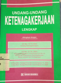 Image of Undang- undang Ketenagakerjaan