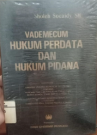 Image of Vademecum hukum perdata dan hukum pidana